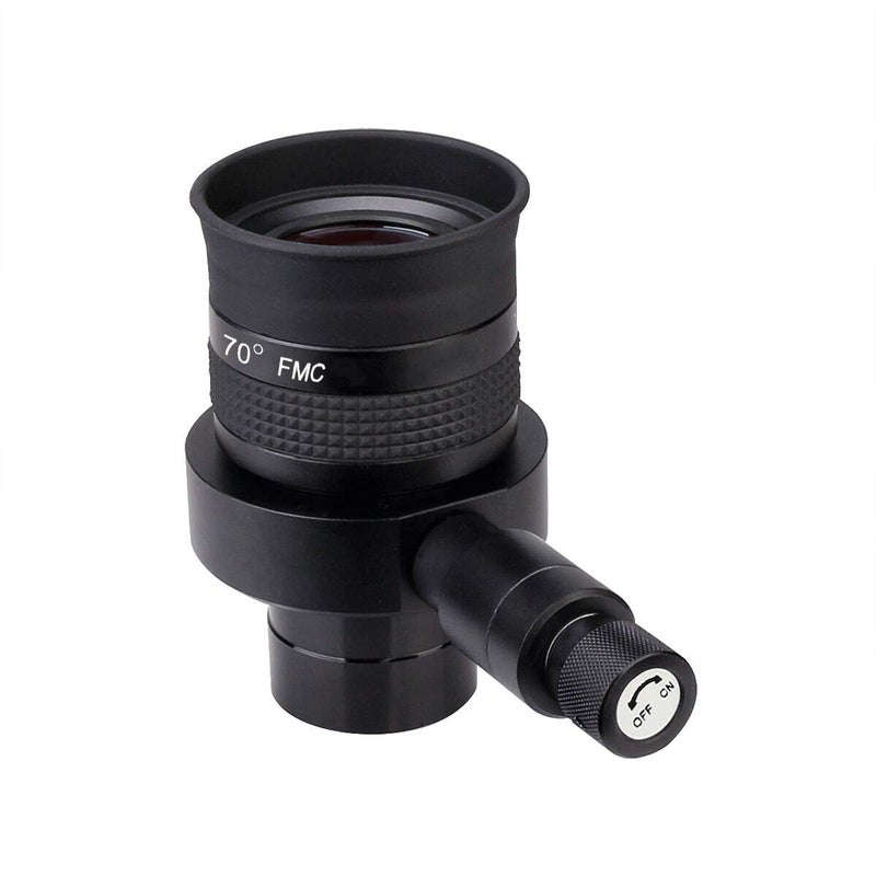 SVBONY SV152 Reticle Eyepiece 20mm Crosshair Eyepiece 1.25 inch Illuminated Centering SWA 70 Degree Compatible with Guide Scope Telescope Accessories for Guided Star Astrophotography - Image 1